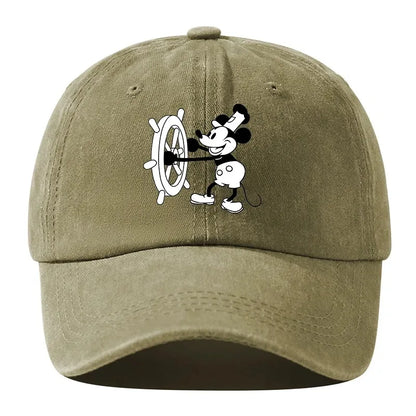 Mickey Mouse Baseball Cap – Vintage Cartoon Trucker Hat