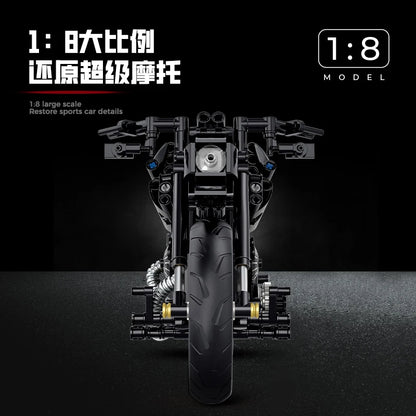 Motorcycle Building Block Set – 586 PCS Technical Brick Model Kit
