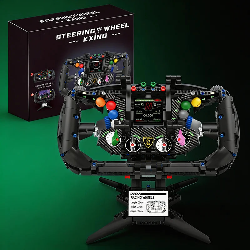 F1 Racing Steering Wheel Building Blocks Set – 833-867 Pcs
