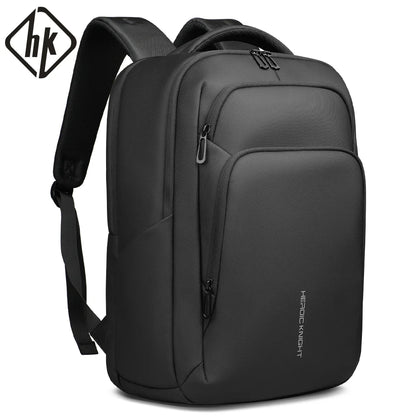 Men's Business Laptop Backpack 17.3" – Waterproof USB Travel Bag