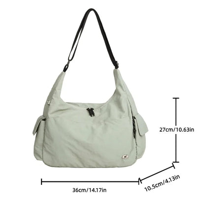 Hobo Shoulder Bag Large Capacity Casual Nylon Women's Everyday Bag