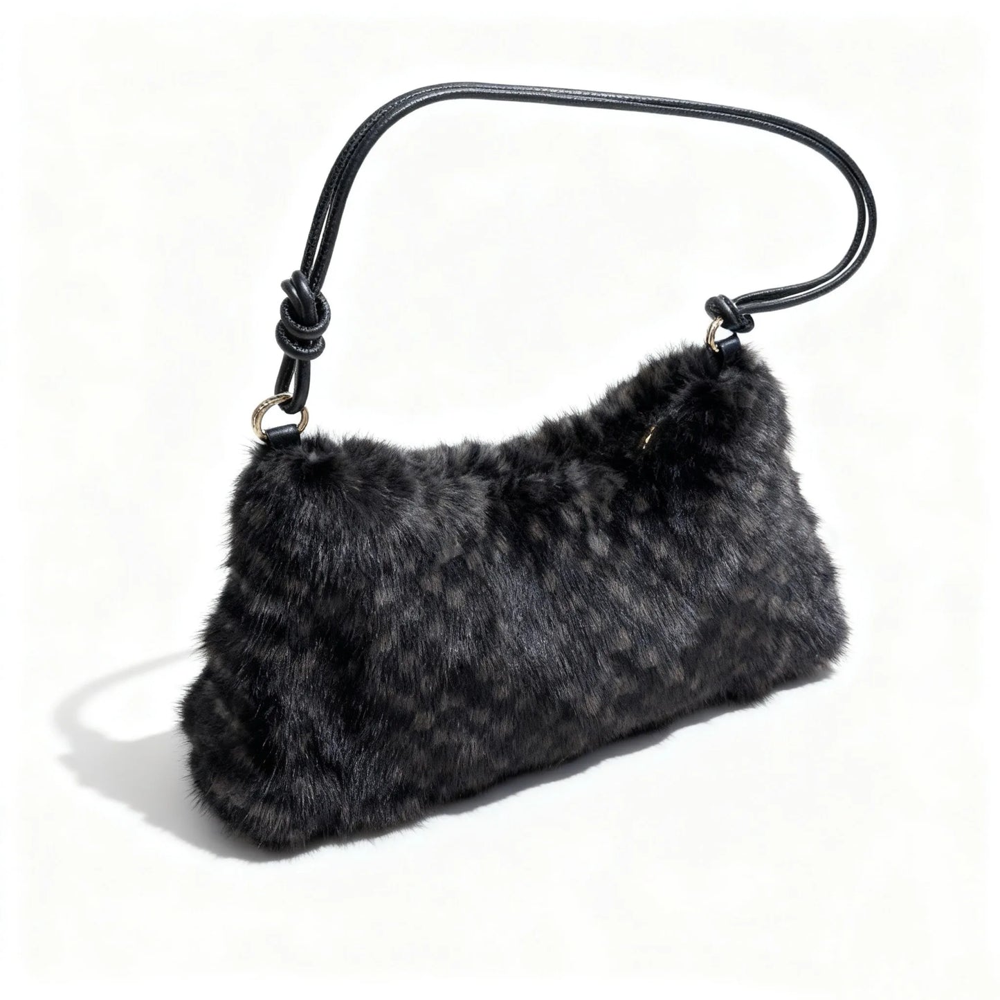 Faux Fur Shoulder Bag – Luxury Women's Crossbody Handbag