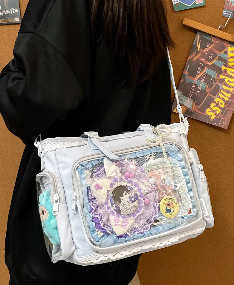 Transparent Ita Bag – Kawaii Crossbody Shoulder Tote