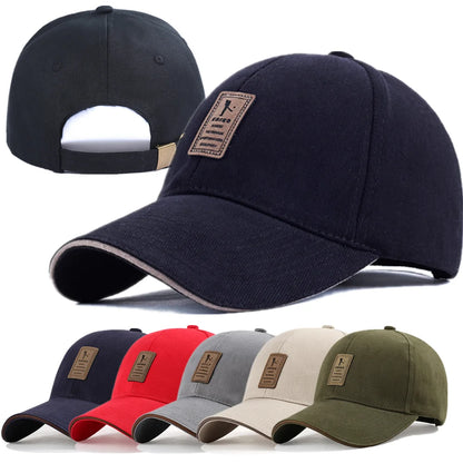 Classic Solid Color Baseball Cap – Unisex Golf & Sports Hat