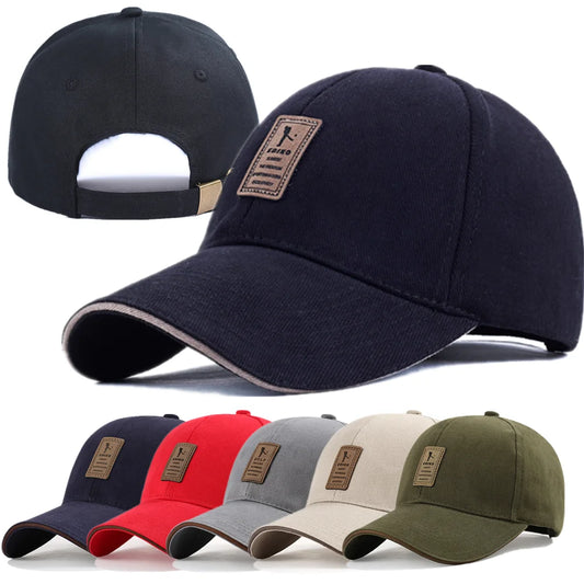 Classic Solid Color Baseball Cap – Unisex Golf & Sports Hat