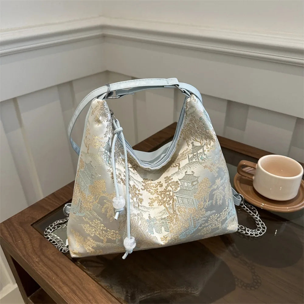 Embroidered Chinese Style Shoulder Bag for Women