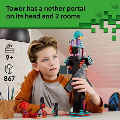 LEGO Minecraft 21279 The Enderman Tower Building Set 867pcs