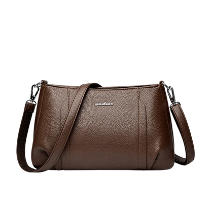 Women's Soft Leather Crossbody Bag – Elegant Shoulder Purse
