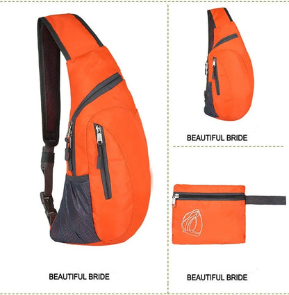 Waterproof Sling Bag – Foldable Crossbody Chest Pack for Hiking & Travel