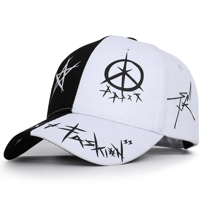 Graffiti Print Baseball Cap – Hip Hop Snapback Hat Unisex