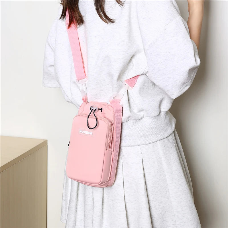 Mini Crossbody Phone Bag with Water Bottle Holder for Women