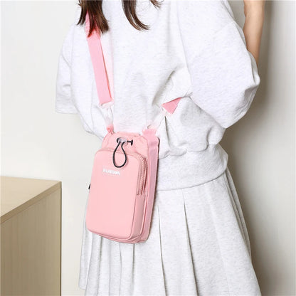 Mini Crossbody Phone Bag with Water Bottle Holder for Women