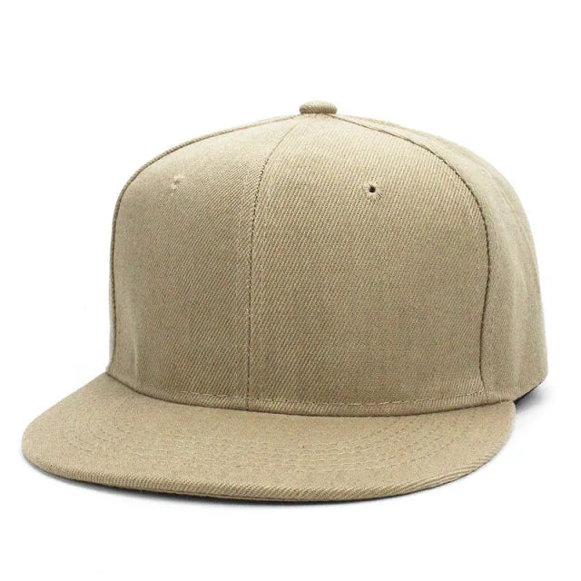 Unisex Baseball Cap Men Women Hip-Hop Flat-Brimmed Outdoor Snapback Hat Flat Brim Trendy Leisure