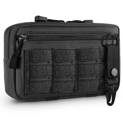Tactical MOLLE Admin Pouch – Laser-Cut EDC Tool Bag with Flag Patch