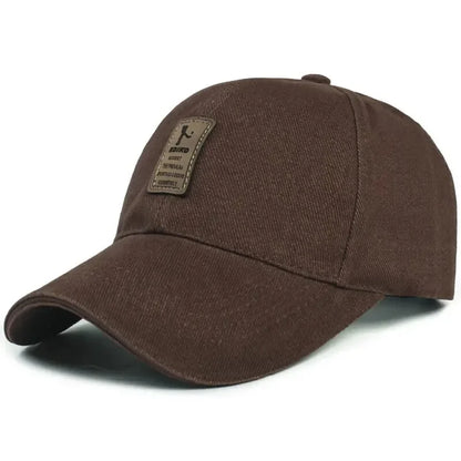 Structured Cotton Snapback Baseball Cap – Unisex Summer Sunhat