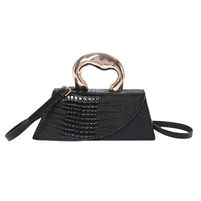 Crocodile Pattern Crossbody Bag – Women's Designer Handbag