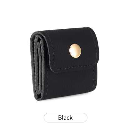 Jewelry Travel Pouch – Mini PU Leather Organizer with Snap Closure