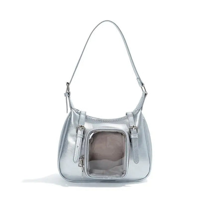 Cute Ita Shoulder Bag with Transparent Window – Idol Card Display Purse
