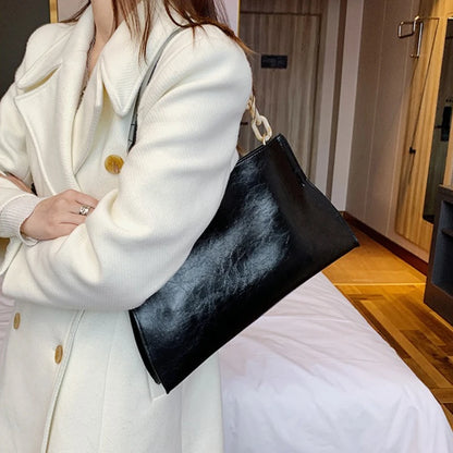 Leather Shoulder Bag – Large Capacity Women's Crossbody