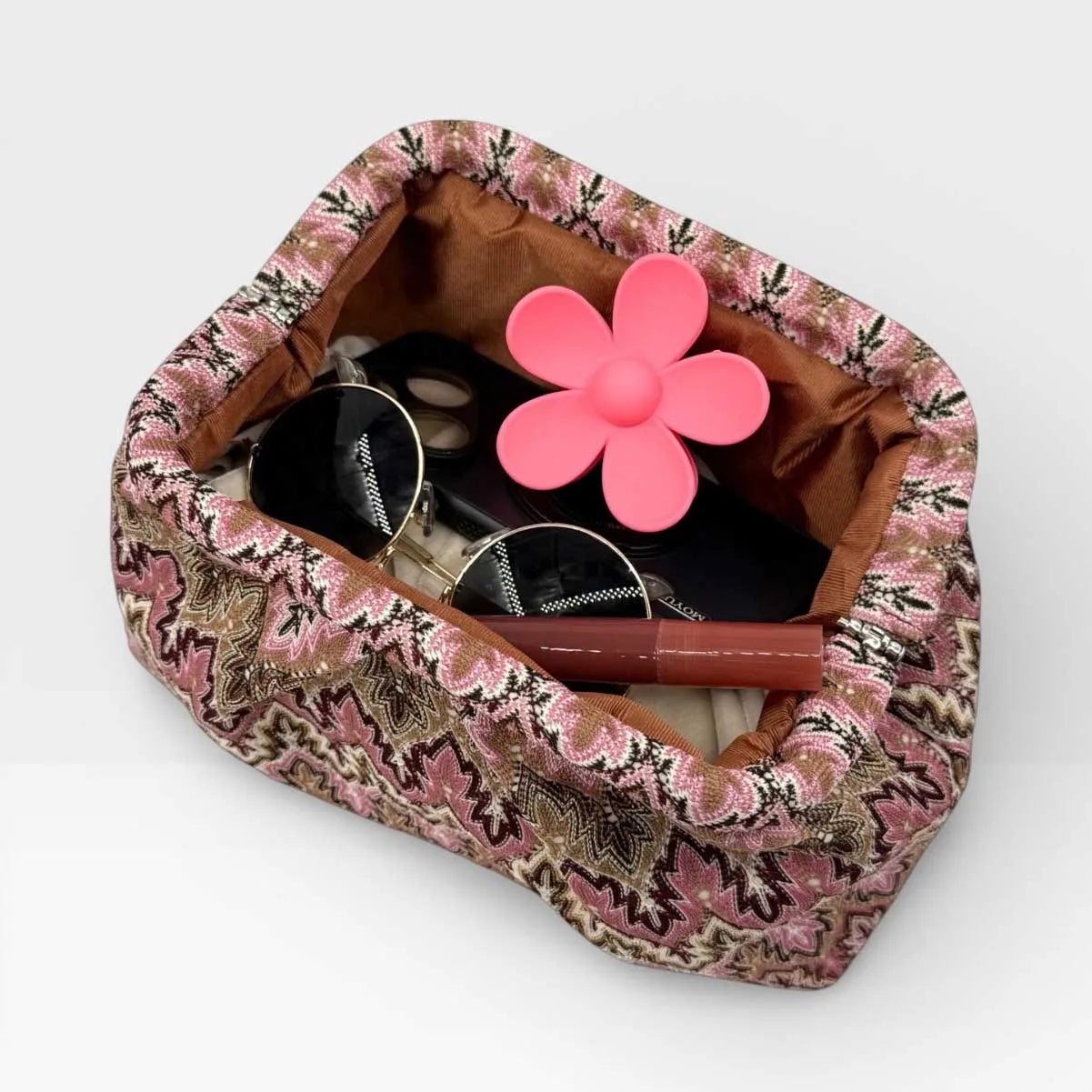 Luxury Knit Clutch Purse – Women's Evening Frame Bag