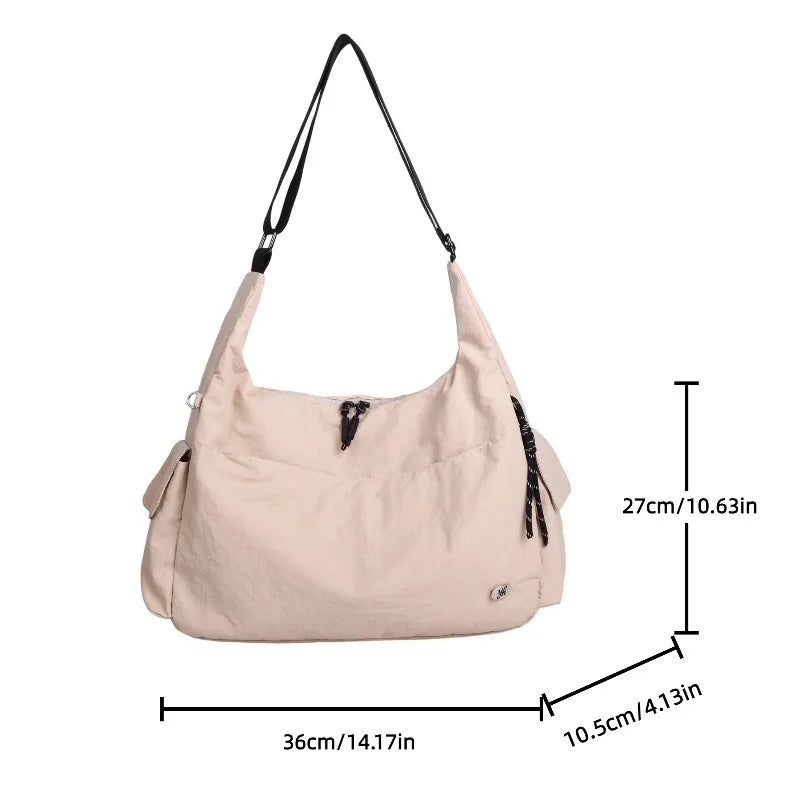 Hobo Shoulder Bag Women's Casual Multi-Pocket Sling