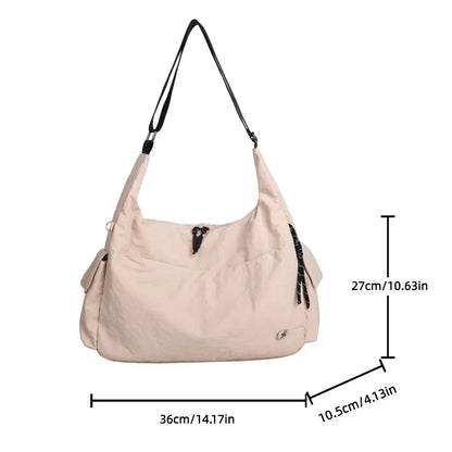 Hobo Shoulder Bag Women's Casual Multi-Pocket Sling