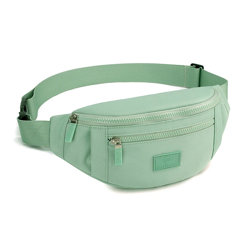 Waterproof Waist Bag – Unisex Fanny Pack for Sports & Travel