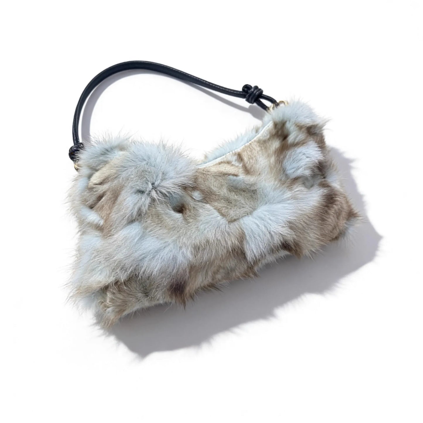 Luxury Europe America Women Real Fox Fur Bag Messenger Chain Shoulder Ladies Tote Handbag Crossbody