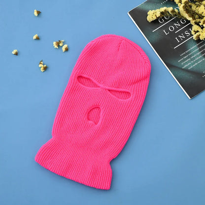 Knitted Balaclava Ski Mask – Full Face Winter Hat for Men & Women