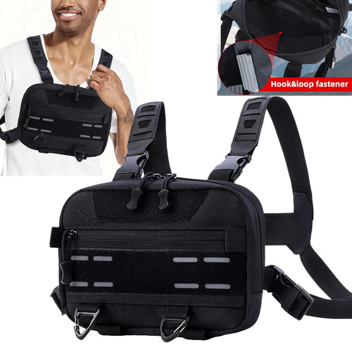 Tactical Chest Rig Bag – Outdoor Hiking & Cycling Vest Pack