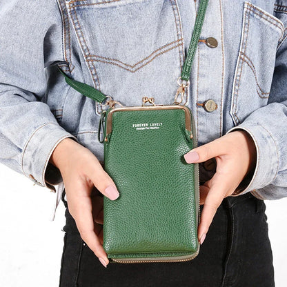 Phone Crossbody Bag for Women – PU Leather Mini Shoulder Purse