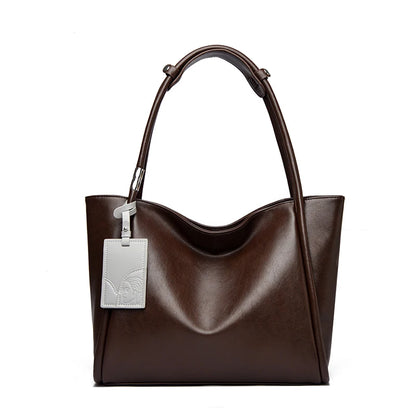 Large Leather Tote Bag for Women – Designer Shoulder Handbag