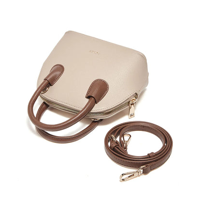 FOXER Brand Women's Handbag PU Leather Casual Female Shoulder Bag Large Capacity Daily Crossbody Bag Purse Commuting Bag