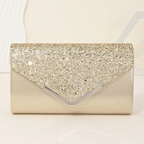 Sparkling Sequin Evening Clutch Bag for Wedding & Formal Events