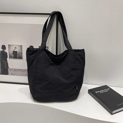 Casual Japanese Sle Nylon Waterproof Single Shoulder Underarm Bag Women Large Capaci Student