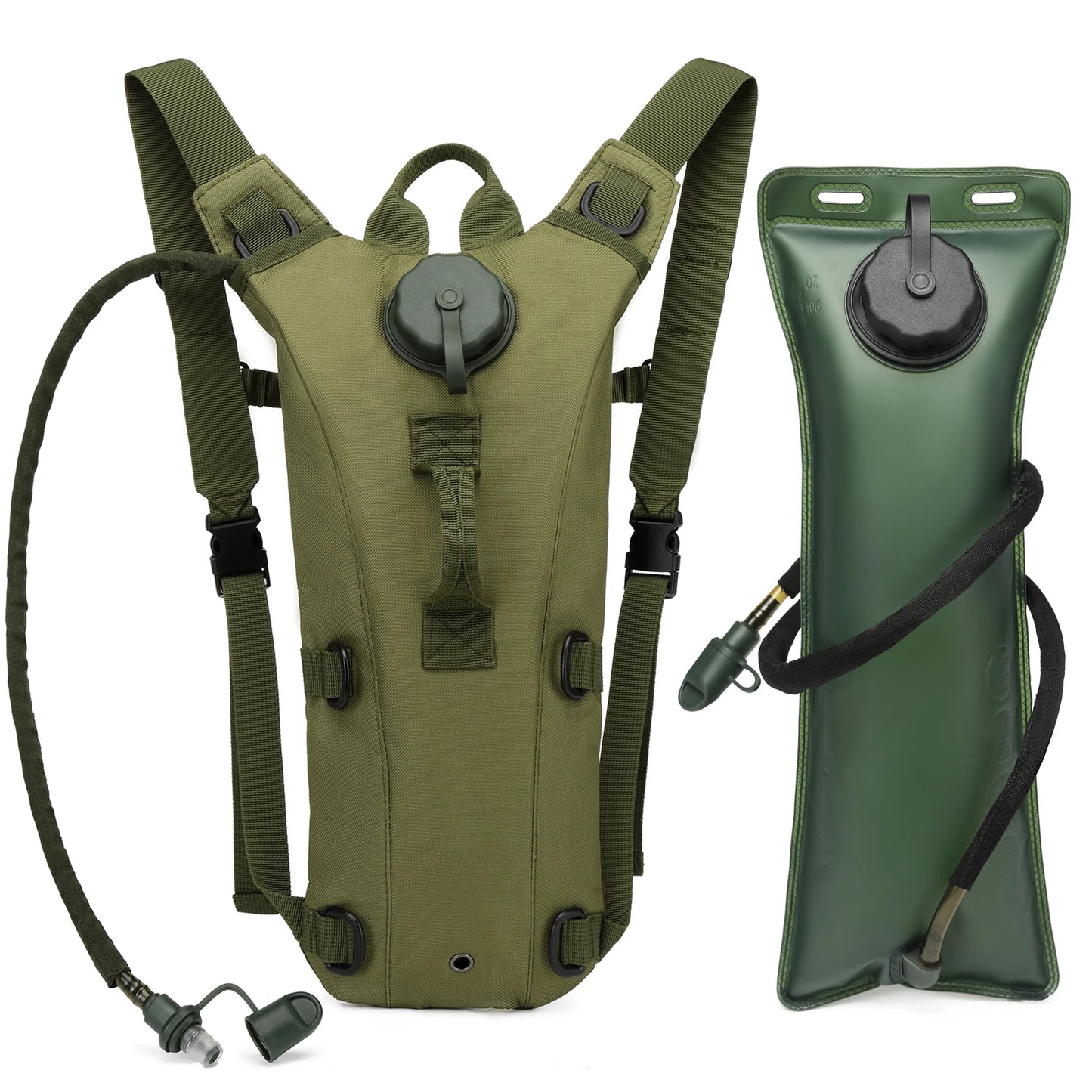 Hydration Backpack with 3L Water Bladder – Tactical Camel Pack