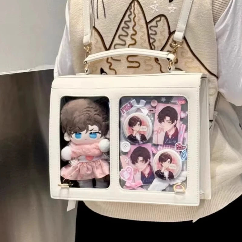 Japanese Transparent Ita Bag Large Capacity Crossbody Shoulder Bag