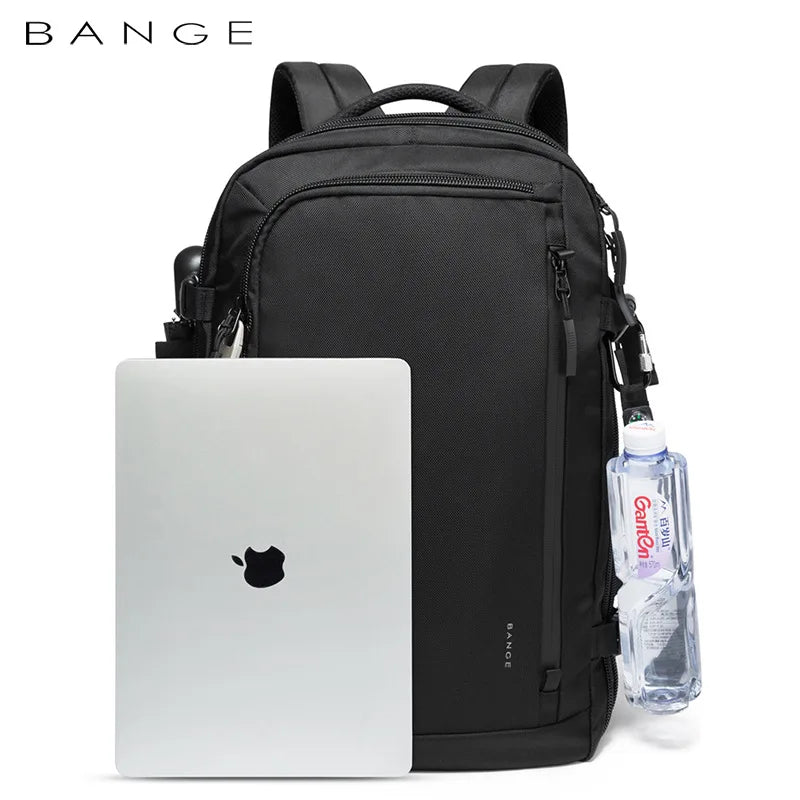 BANGE Expandable Travel Backpack – 36-55L Laptop Bag for Men