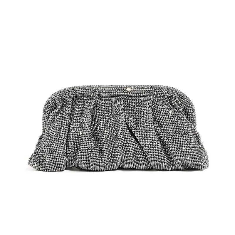 Crystal Evening Clutch Bag – Women's Diamond Party Purse