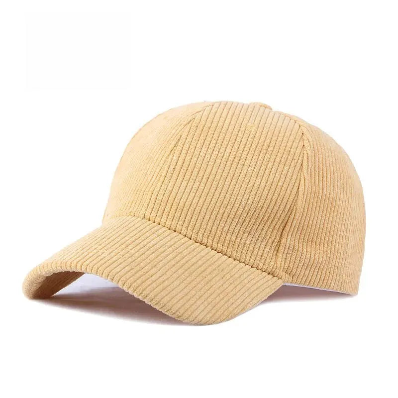 Women's Corduroy Baseball Cap – Snapback Hip Hop Hat