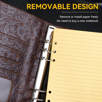 Locked Leather Journal A5 Notebook with Password Lock