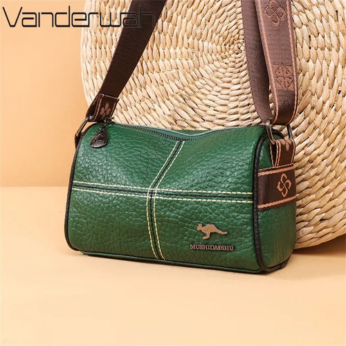 Genuine Leather Crossbody Bag for Women – Luxury Shoulder Messenger