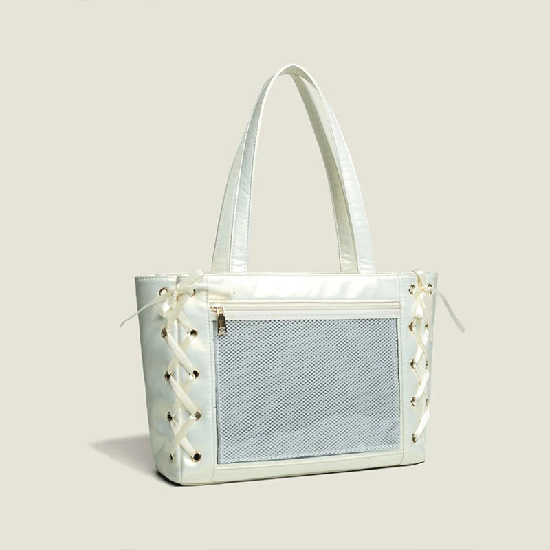Ribbon Ita Bag Women's Large Capacity Tote Shoulder Bag