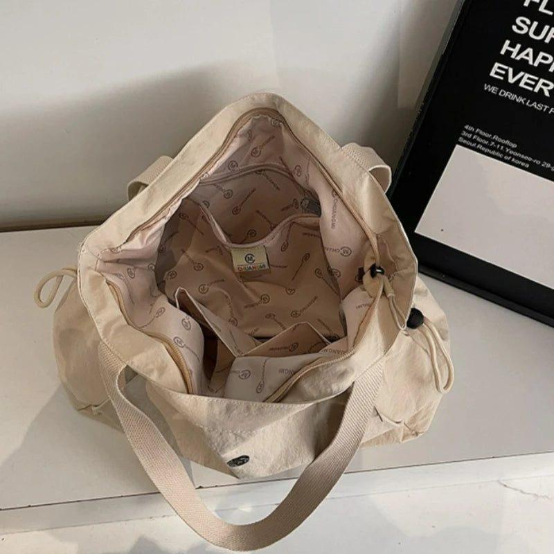 Oxford Tote Bag – Lightweight Multi-Pocket Shoulder Bag