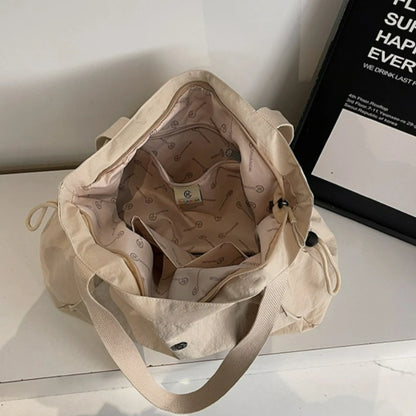 Oxford Tote Bag – Lightweight Multi-Pocket Shoulder Bag