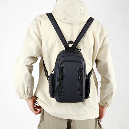Men's Sling Chest Bag – Oxford Multi-Pocket Crossbody Pack