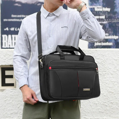 Large Capacity Laptop Briefcase – Business Travel Shoulder Bag