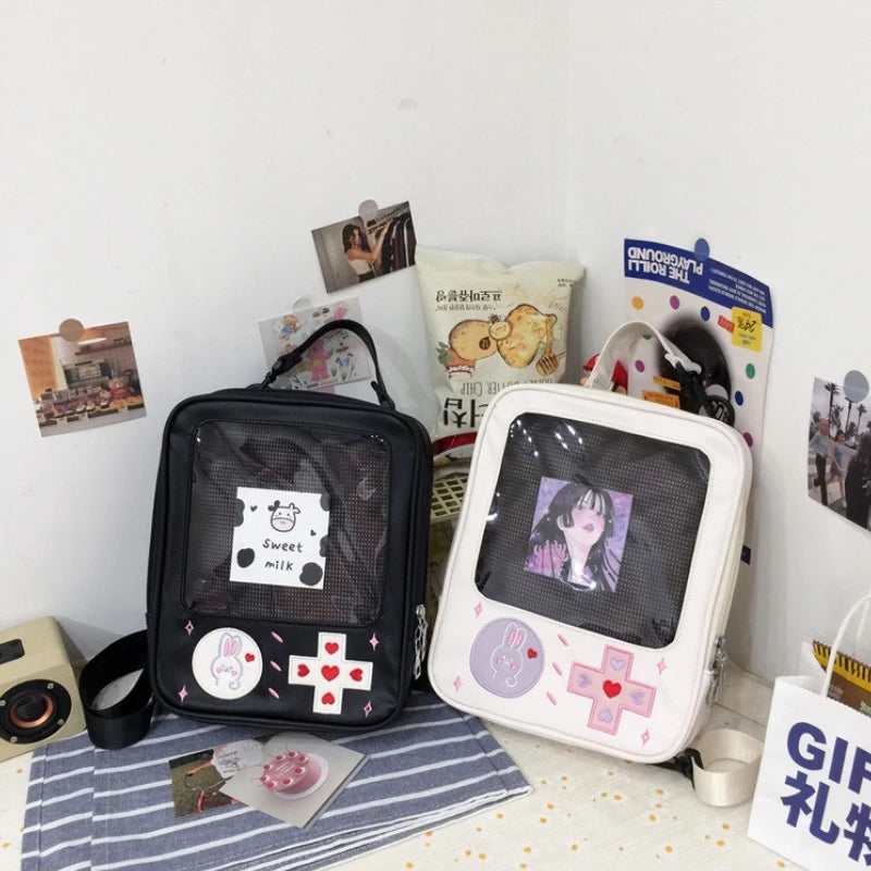 Clear Ita Bag – Kawaii Y2K Lolita Backpack & Shoulder Bag