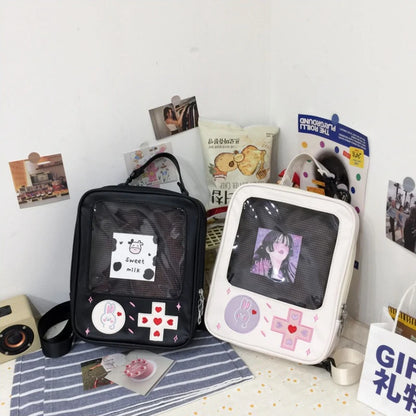 Clear Ita Bag – Kawaii Y2K Lolita Backpack & Shoulder Bag