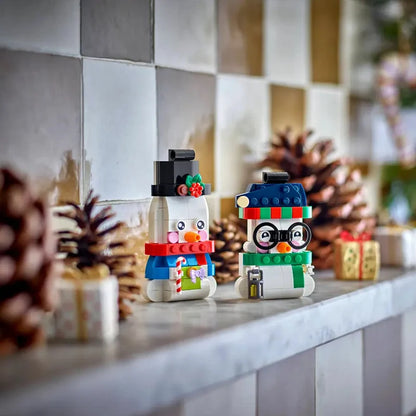 LEGO 40812 Christmas Snowman Building Set – Holiday Decoration